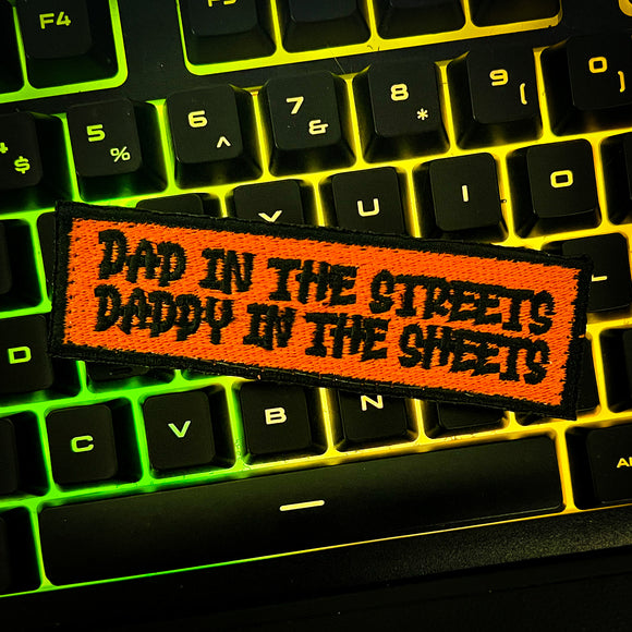 Dad - Daddy Orange and Black