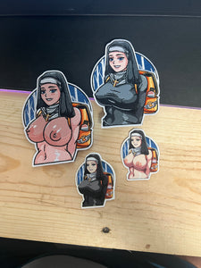V2 The Nun ( SFW/NSFW patch and Sticker set)