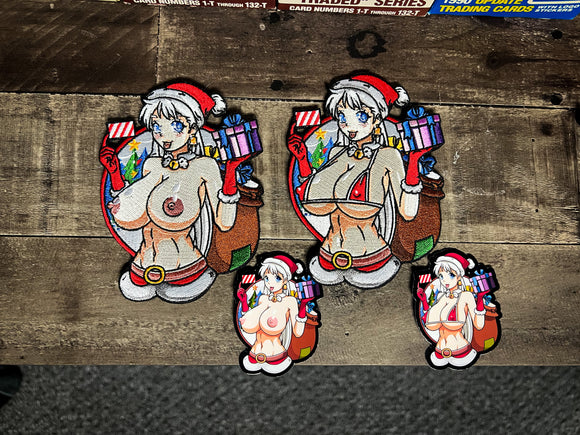 Mrs Claus SFW/NSFW patch and sticker set