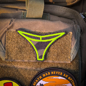 Multi Cam Black and neon Green thong ( VERY LIMITED