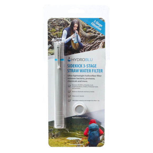Sidekick 3-Stage Straw Water Filter