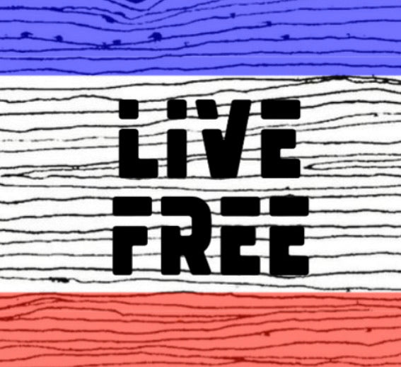 LIVE FREE - V-Patriot Patch