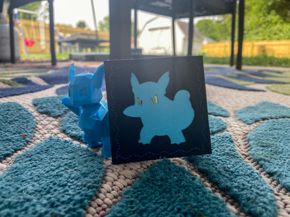 Wartortle with 3D printed figure