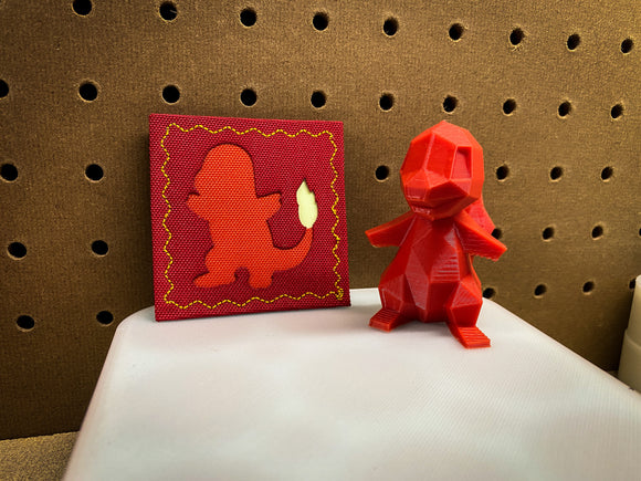 Charmander with 3D figure