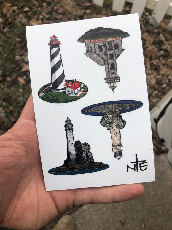 Lighthouse V1 - V4 sticker sheet